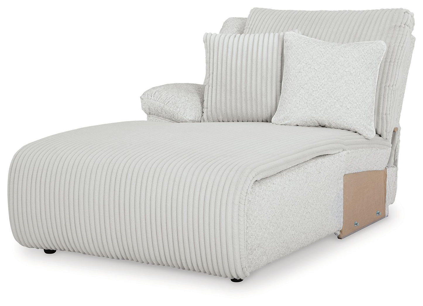 Top Tier - Laf Press Back Chaise - Alloy