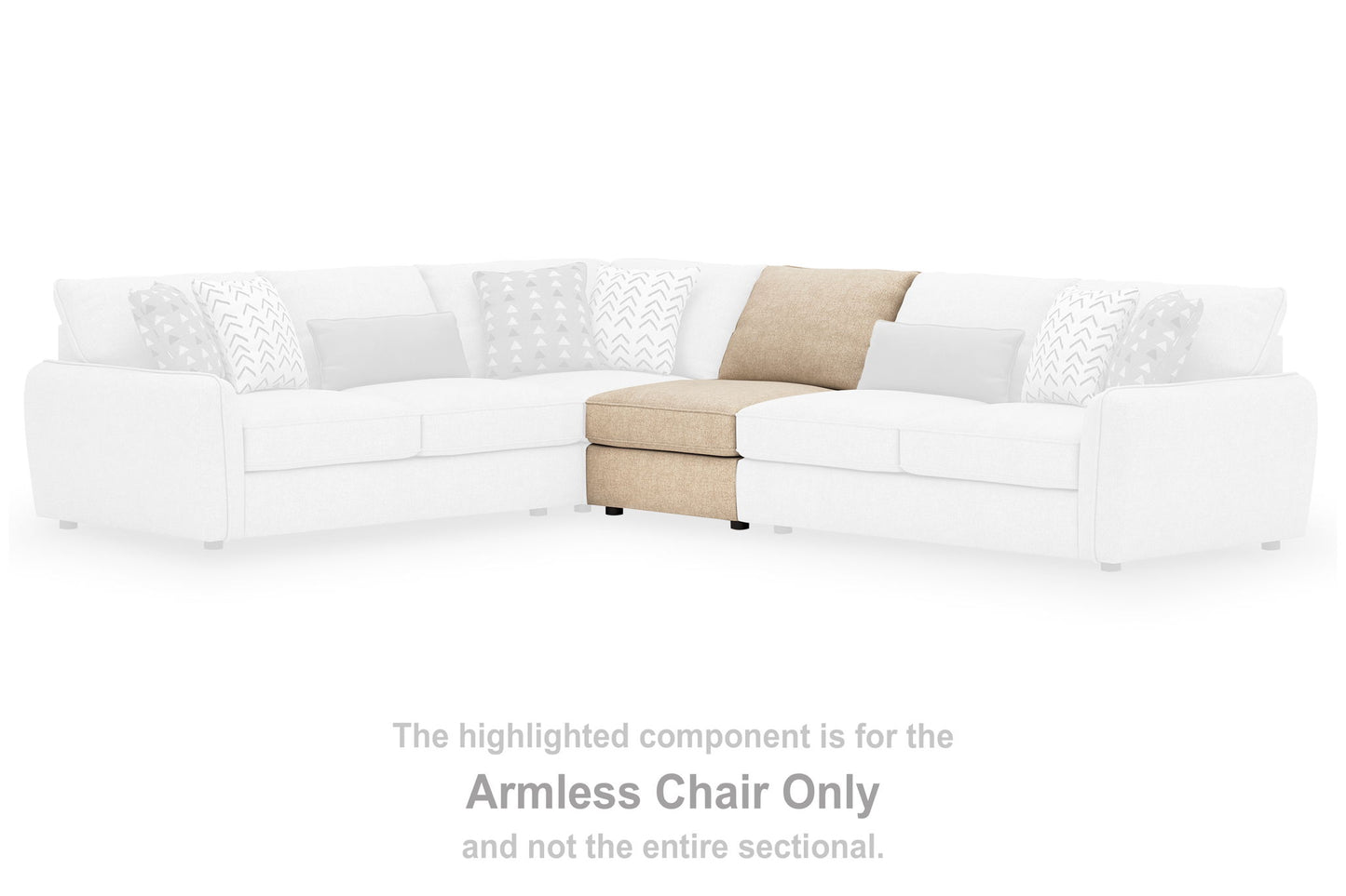 Seyler - Armless Chair - Sand