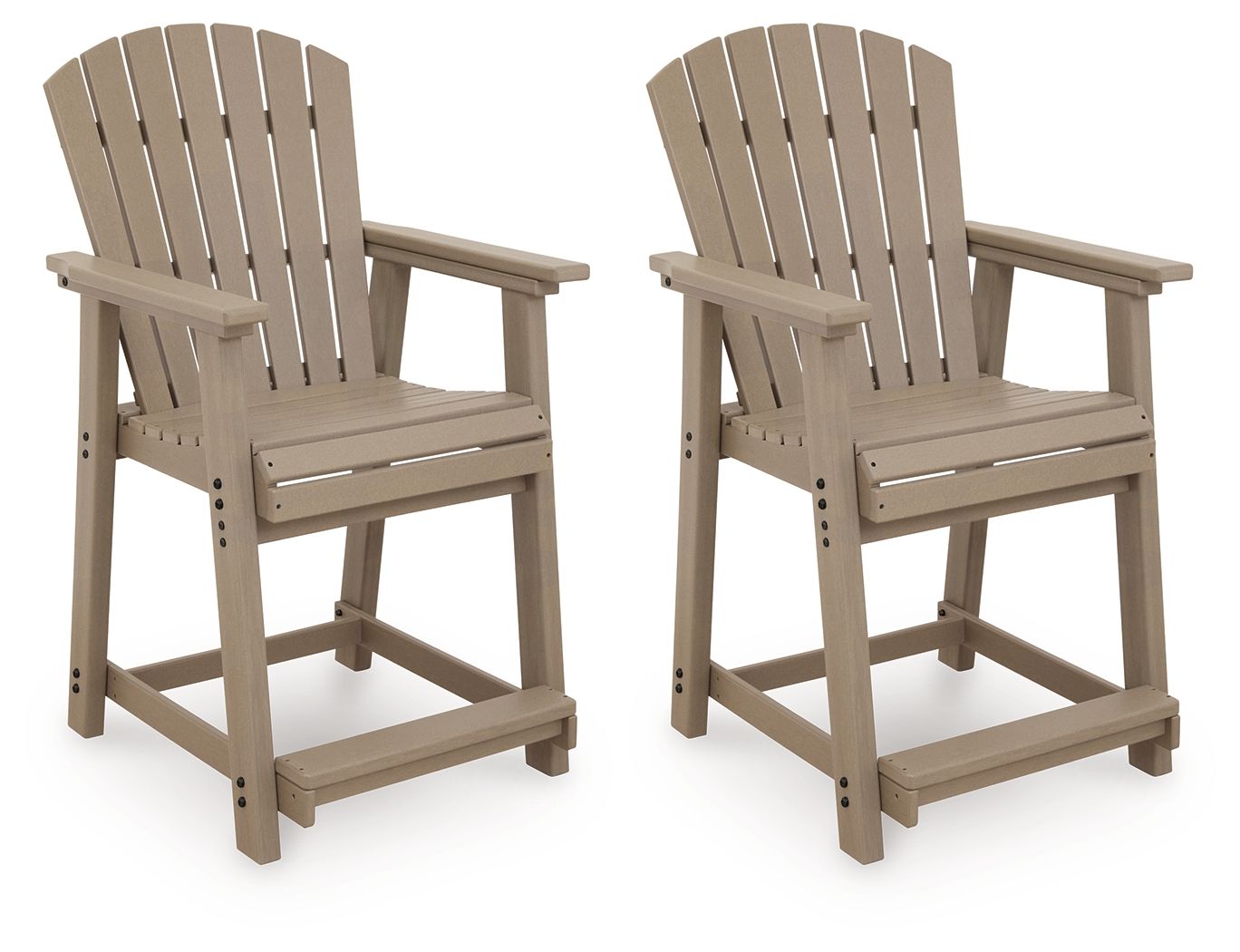 Sandy Dune - Barstool (Set of 2) - Medium Brown