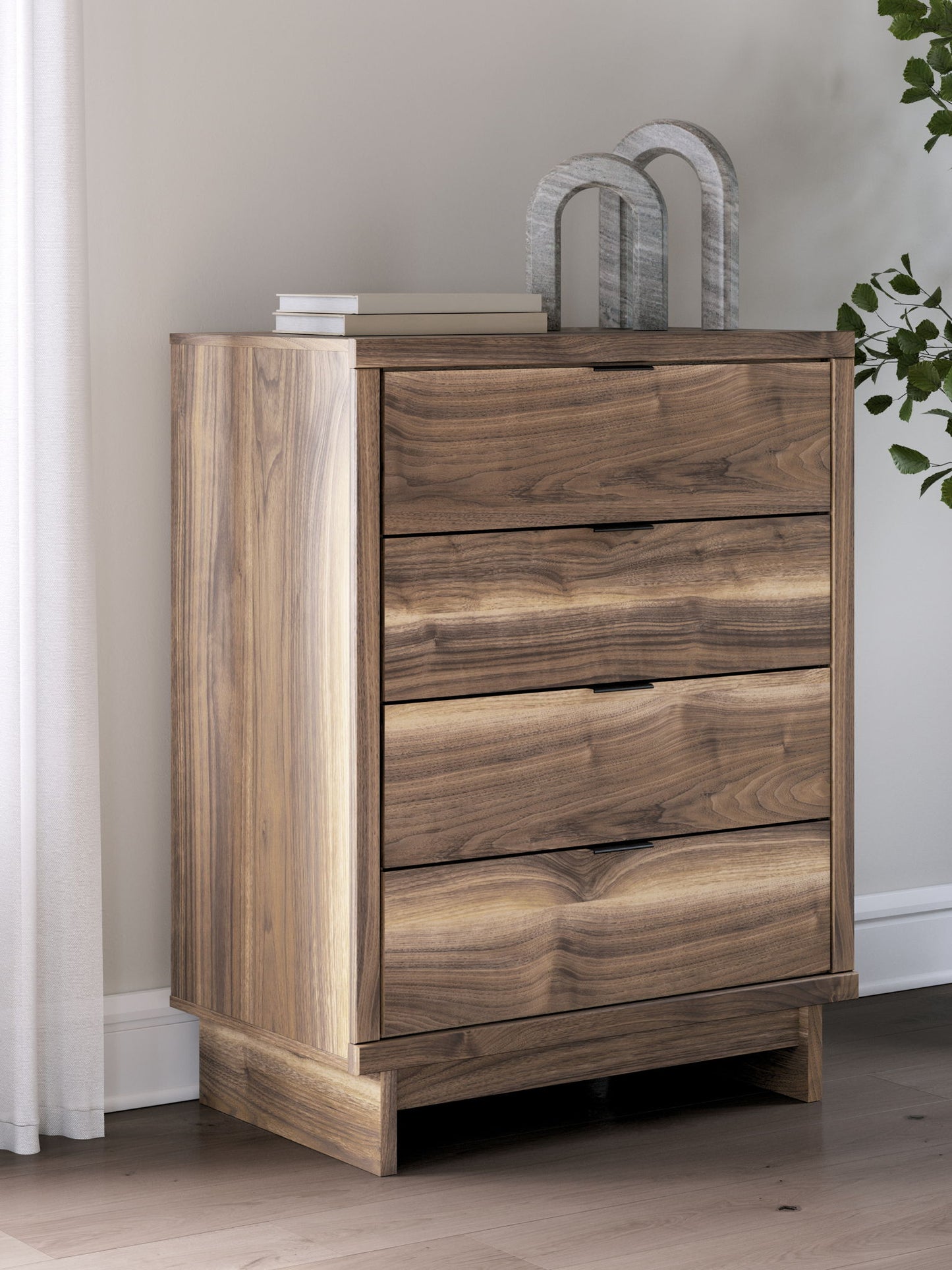 Zadilyn - Four Drawer Chest - Brown