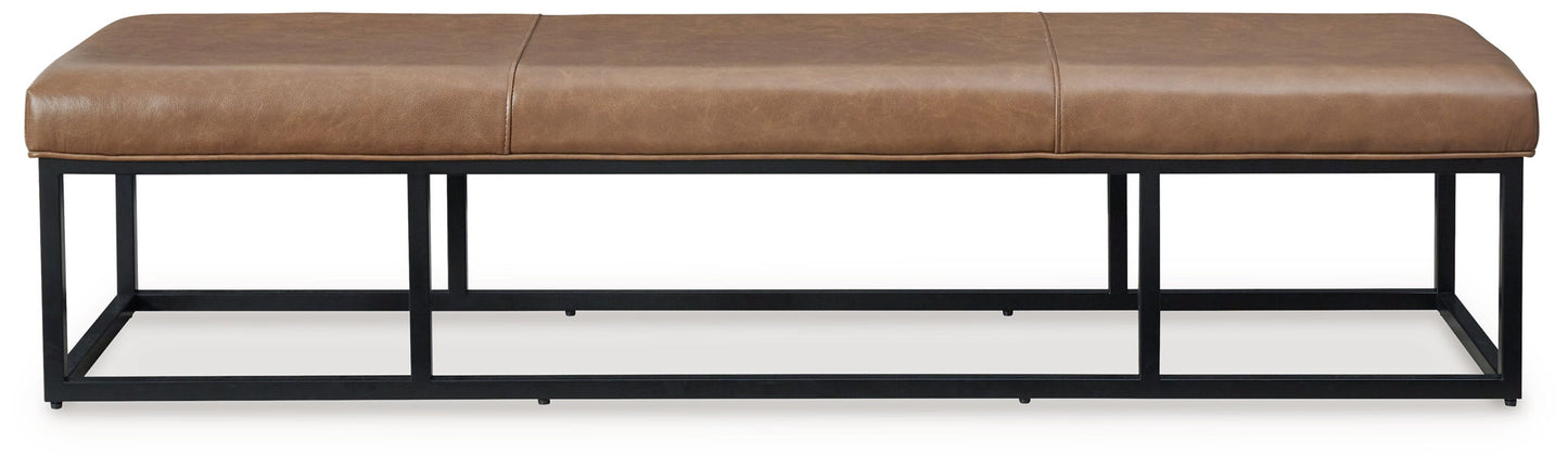 Joston - Accent Bench - Caramel