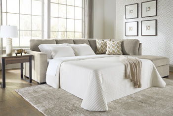 MaKaylen - LAF Full Sofa Sleeper - Stone