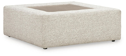 Stonecroft Manor - Oversized Accent Ottoman - Snowstone