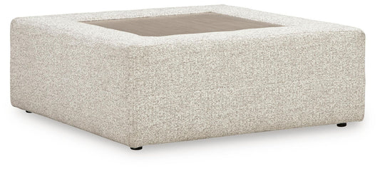 Stonecroft Manor - Oversized Accent Ottoman - Snowstone