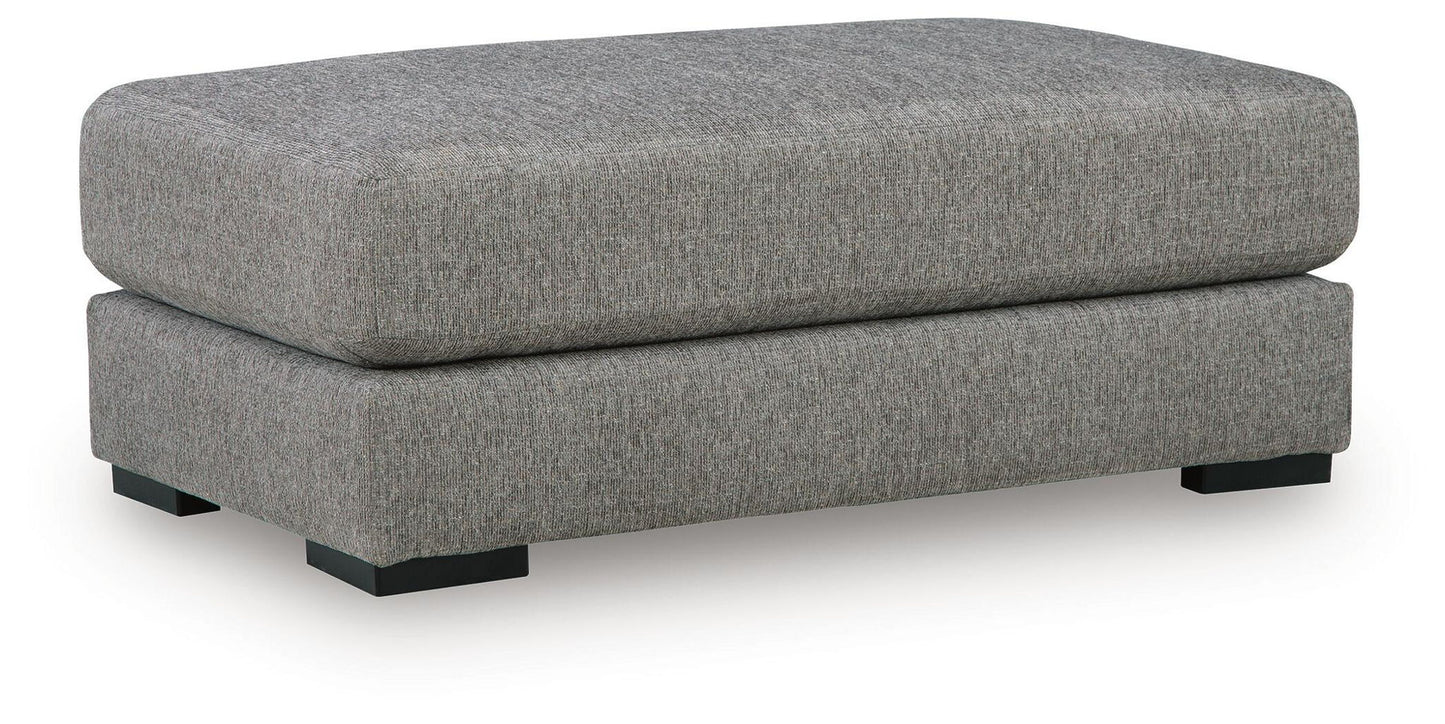 Ellington Pike - Oversized Accent Ottoman - Smolder