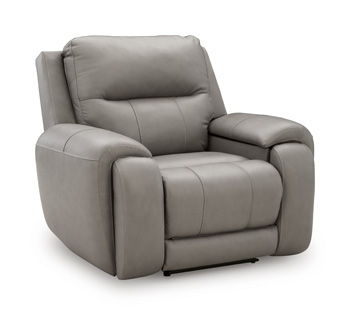 Trendsetter - Power Recliner With Audio Seating - Ash