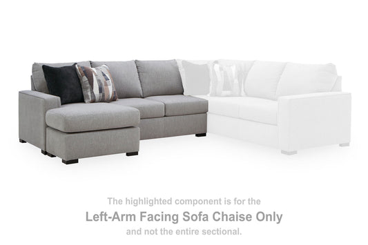 Lakepoint - LAF Sofa Chaise - Nickel