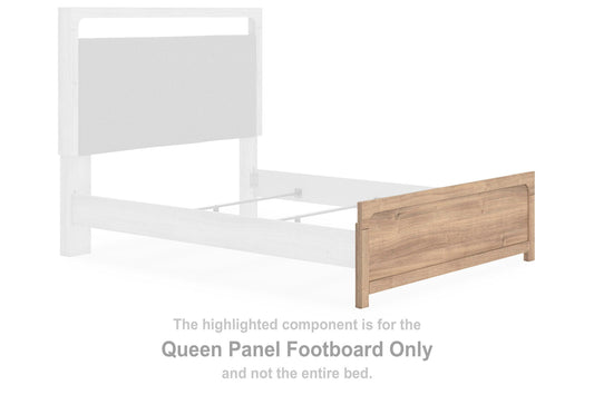 Hollymount - Queen Panel Footboard - Tan
