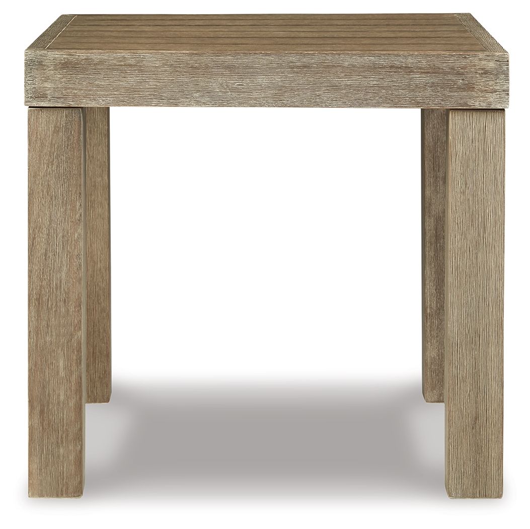 Silo Point - Square End Table - Brown