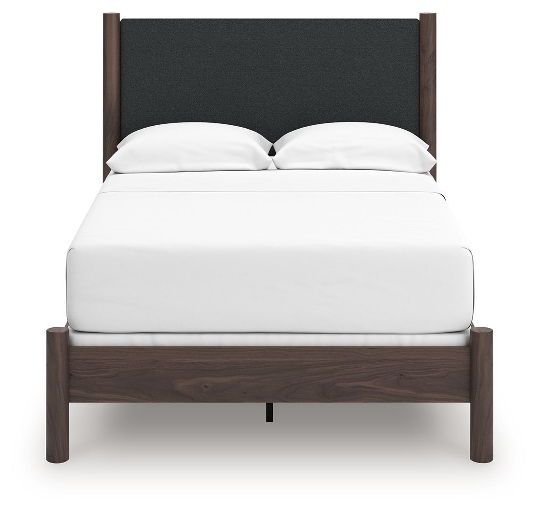 Cadmori - Upholstered Panel Bed