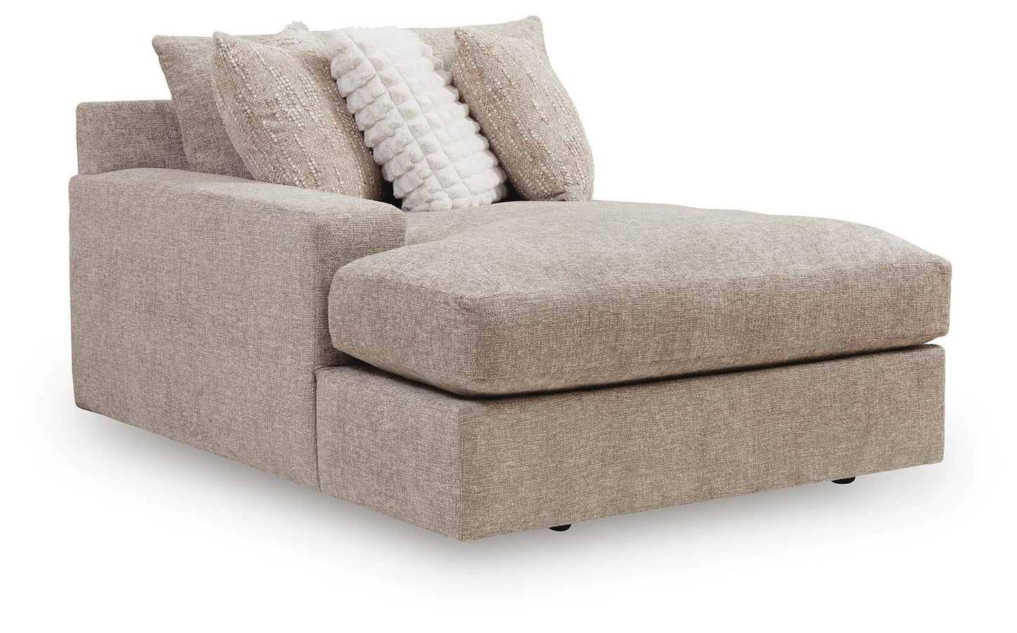Reston Cove - LAF Corner Chaise - Burlap