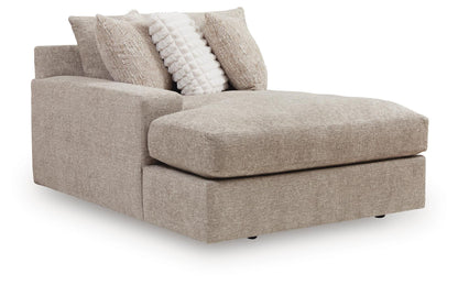 Reston Cove - LAF Corner Chaise - Burlap