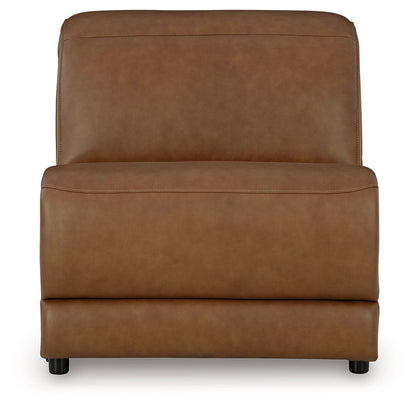 Rally-Up - Armless Chair With Manual Headrest - Caramel