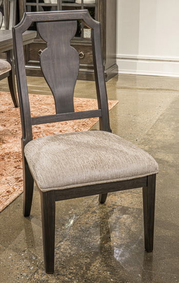 Bannette - Dining Upholstered Side Chair (Set of 2) - Light Gray / Dark Brown