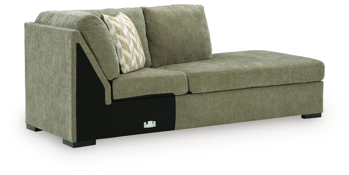 MaKaylen - RAF Corner Chaise - Moss