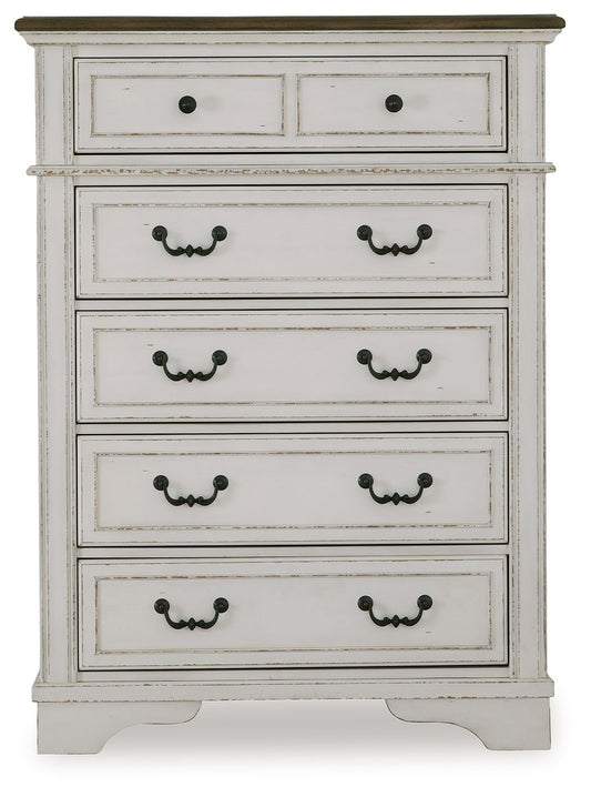 Blendon - Five Drawer Chest - Two-tone