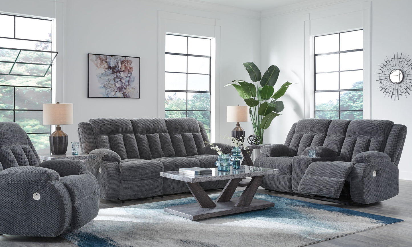 Greely Bend - Power Reclining Sofa Set