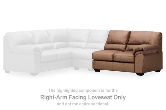 Whitlock - RAF Loveseat - Caramel