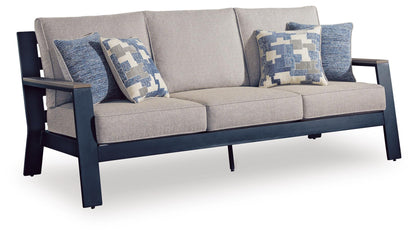 Mabry Shores - Sofa With Cushion - Blue