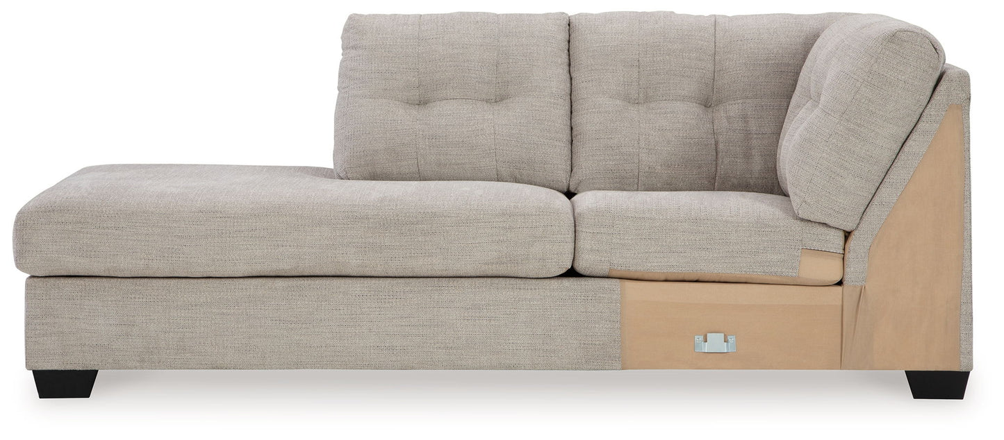 Mahoney - Laf Corner Chaise - Pebble