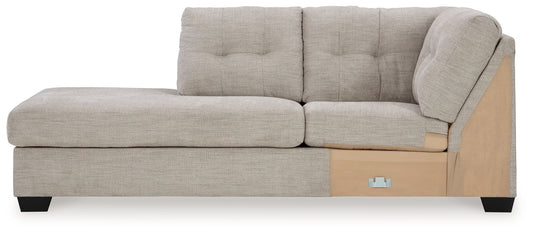 Mahoney - Laf Corner Chaise - Pebble