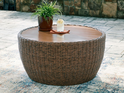 Cardiff Beach - Round Cocktail Table - Beige