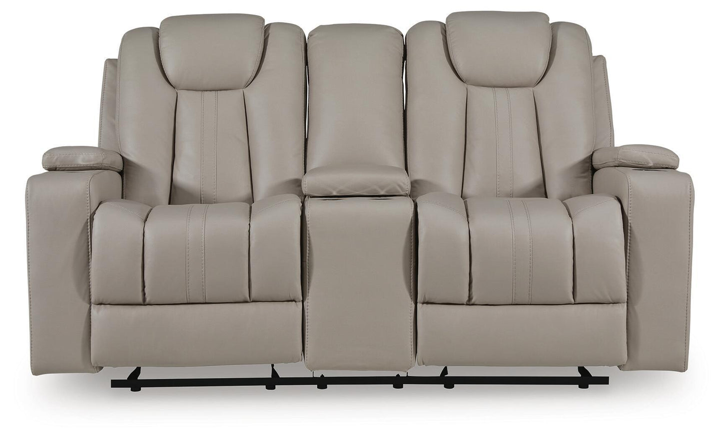Next Move - Glide Reclining Loveseat With Console - Coin