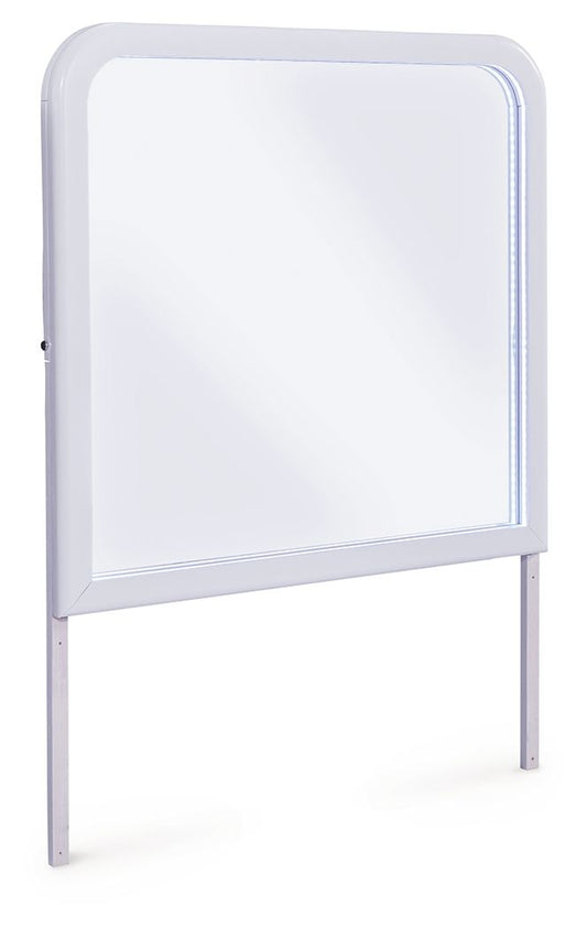 Frostlyn - Bedroom Mirror - White