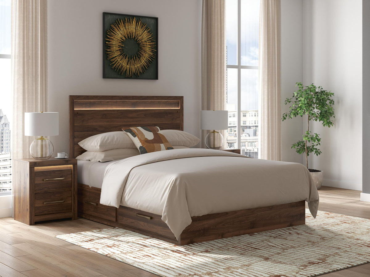 Breckori - Panel Storage Bed