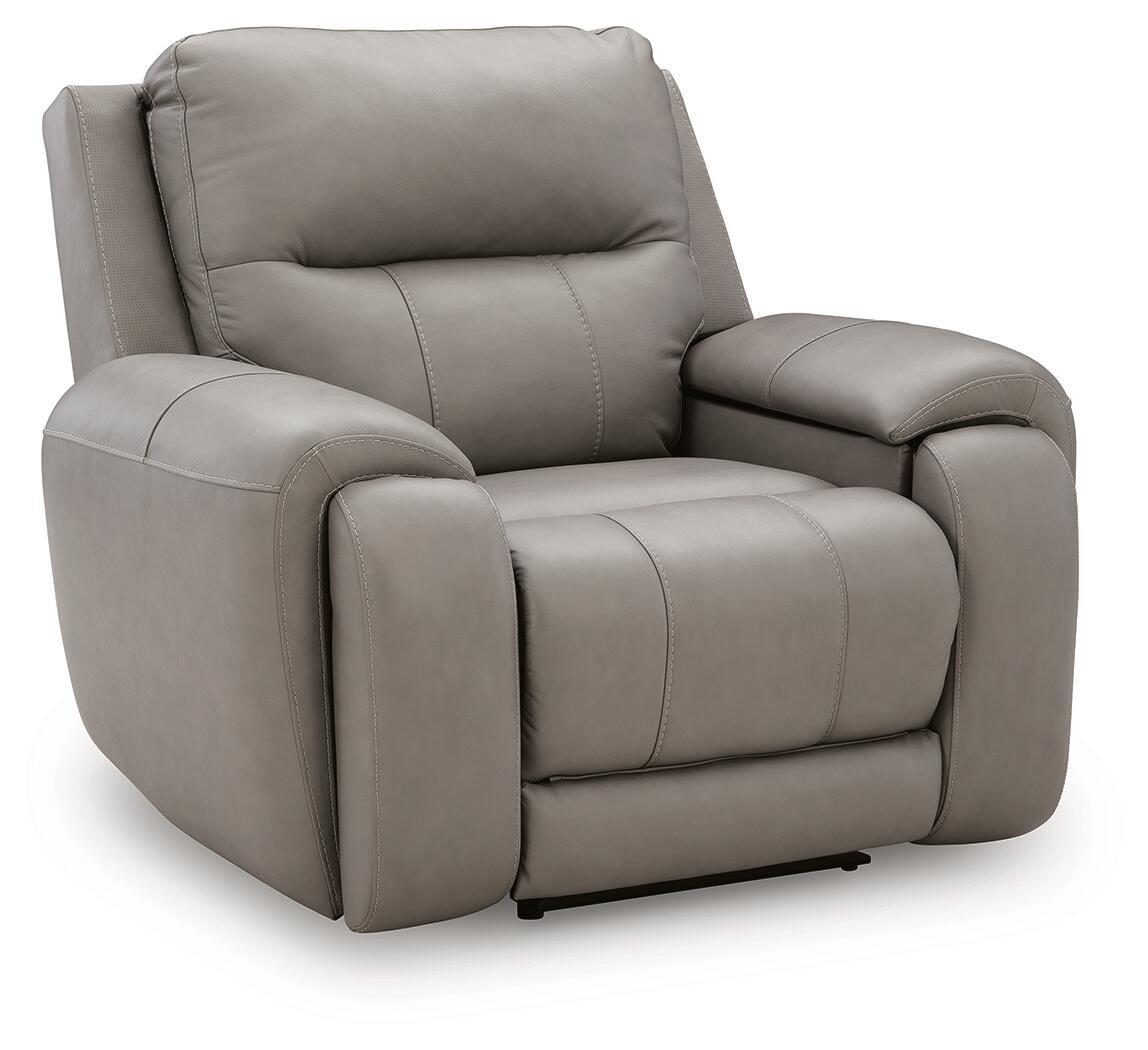 Trendsetter - Power Recliner With Audio Seating - Ash