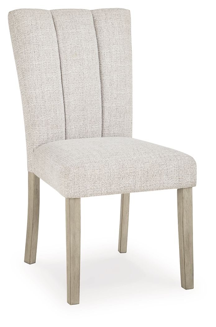 Karmenton - Dining Upholstered Side Chair (Set of 2) - Bisque