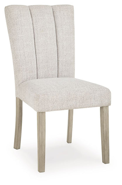 Karmenton - Dining Upholstered Side Chair (Set of 2) - Bisque
