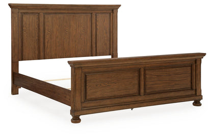 Havenstein - King Panel Bed - Warm Brown