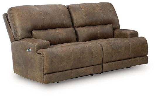 Time-Piece - 2 Seat Power Reclining Sofa With Adjustable Headrest - Earth