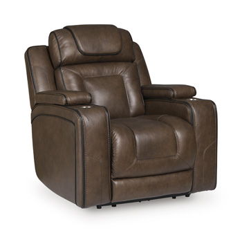 Stargin - Power Recliner With Adjustable Headrest - Hickory
