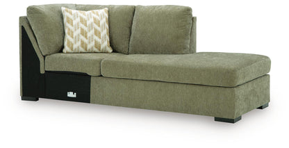 MaKaylen - RAF Corner Chaise - Moss