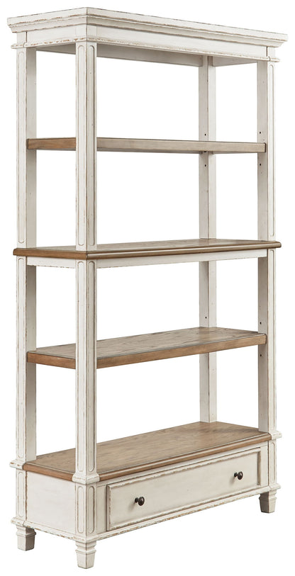 Realyn - Bookcase - Brown / White