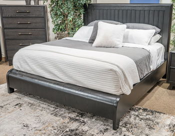 Rylandyn - Queen Panel Headboard - Black