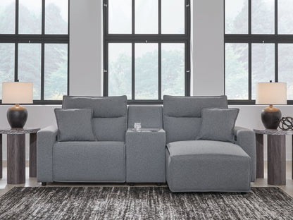 ModMax II - Salt And Pepper - Reclining Sectional