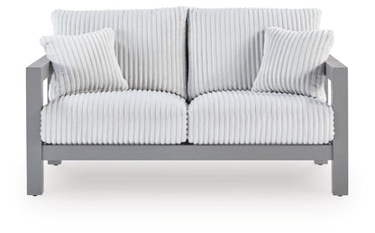 Moonlight View - Loveseat With Cushion - Gray