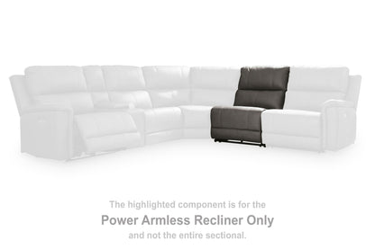 Beryton - Power Armless Recliner With Adjustable Headrest - Anchor