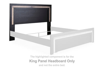 Shoralli - King Panel Headboard - Black