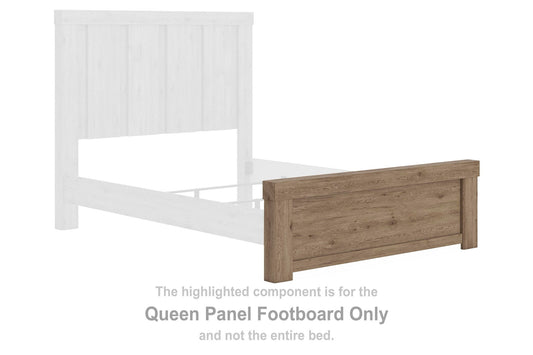 Garistyn - Queen Panel Footboard - Light Brown