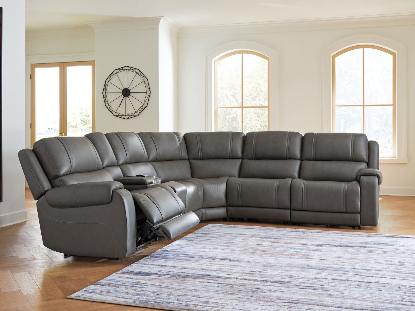 5Z-Harrenhurst - Power Reclining Sectional