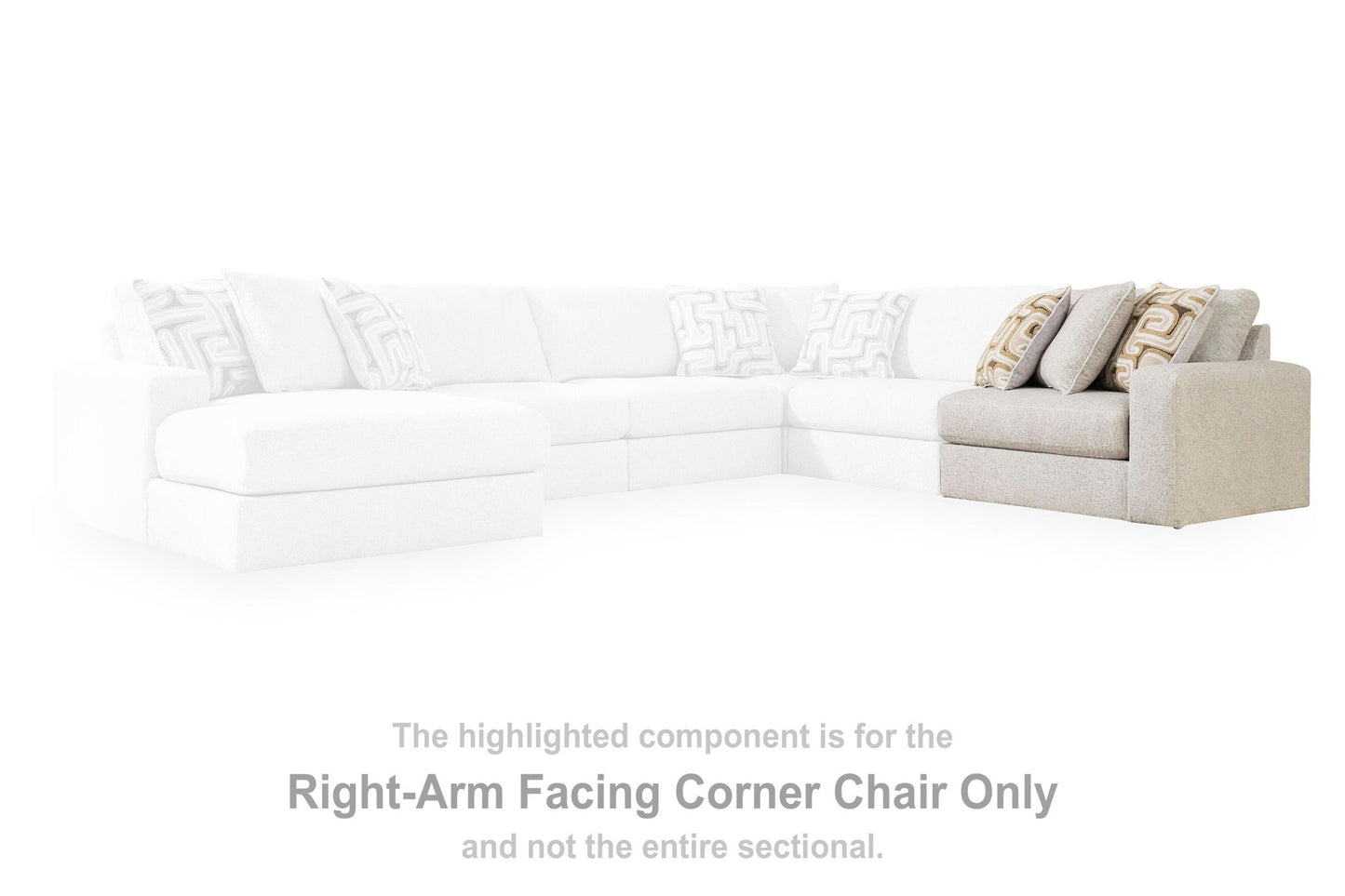 Toliar - RAF Corner Chair - Feathered