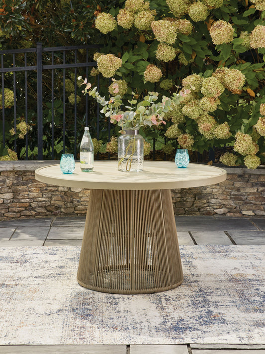 Ocean Park - Outdoor Dining Table - Beige