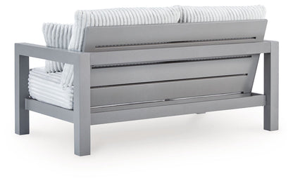 Moonlight View - Loveseat With Cushion - Gray