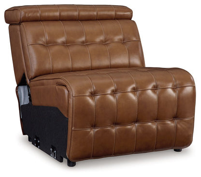 Temmpton - Armless Chair / Manual Headrest - Chocolate