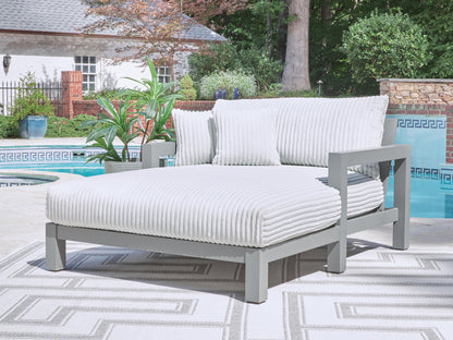 Moonlight View - Chaise Lounge With Cushion - Gray