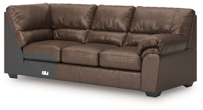 Whitlock - RAF Sofa With Corner Wedge - Umber